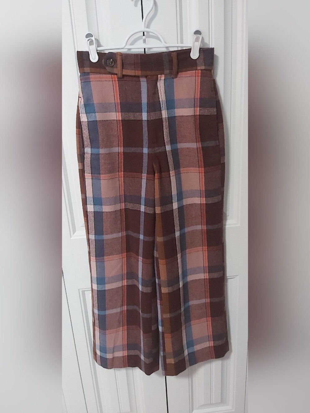 High Waist Wide-Leg Pants - size S